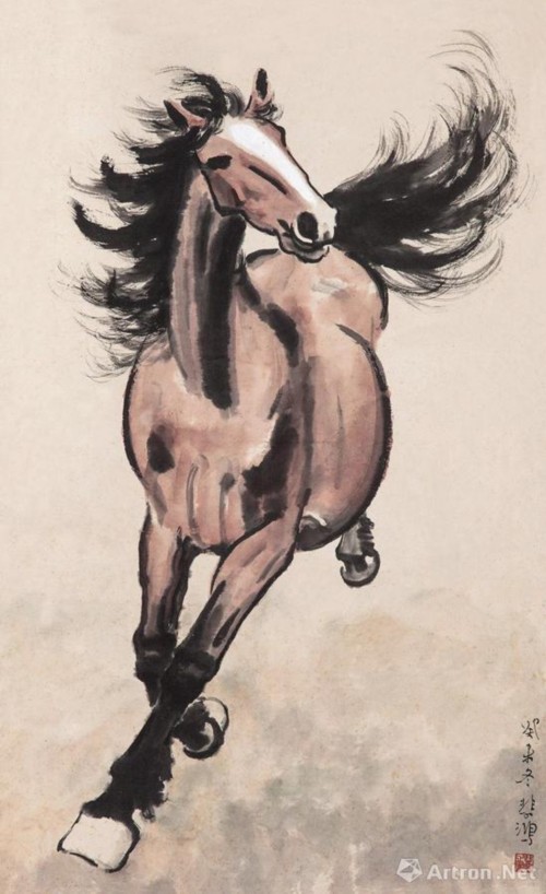 保利香港春拍：徐悲鸿《奔马图》2100.4万港元成交